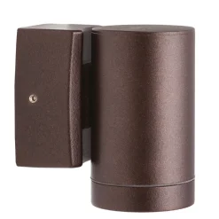 Lido Wandleuchte außen Downlight Messing 10 cm hoch IP64 GU10* Außenwandleuchten|Rustikale Lampen