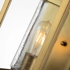 Sale Elstead Wandleuchte außen E27 IP44 44,5 cm hoch in Messing antik