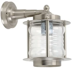 New Lido Wandleuchte Außen Echt-Messing IP23 Maritim Hof