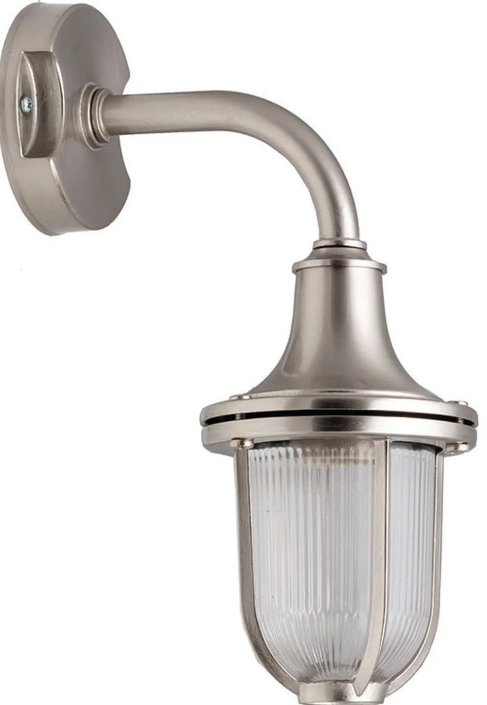 Lido Wandleuchte Außen Hof Haustür Nickel Echt-Messing* Außenleuchten Antik|Außenwandleuchten