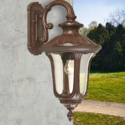 Elstead Wandleuchte Außen in Bronze Rustikal IP44 Haus Hof* Außenleuchten Antik|Außenwandleuchten