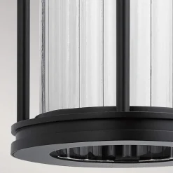 Elstead Wandleuchte außen IP44 40,6 cm hoch Aluminium Glas E27* Außenwandleuchten|Gartenlaternen