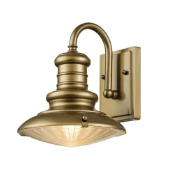 Elstead Wandleuchte außen IP44 E27 in Messing antik Vintage* Außenleuchten Antik|Außenwandleuchten