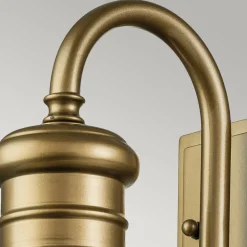 Elstead Wandleuchte außen IP44 E27 in Messing antik Vintage* Außenleuchten Antik|Außenwandleuchten