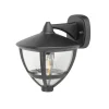 Nowodvorski Wandleuchte außen IP44 E27 Schwarz H: 23 cm dekorativ* Außenwandleuchten|Gartenlaternen