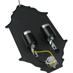 Easylight Wandleuchte Außen IP44 Glas Alu H: 43 cm 2x E27 Schwarz* Rustikale Lampen|Maritime Lampen