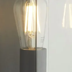 Hot Searchlight Wandleuchte außen IP44 Grau H: 27 cm E27 Aluminium