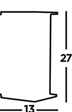 Hot Searchlight Wandleuchte außen IP44 Grau H: 27 cm E27 Aluminium