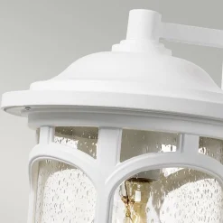 Best Elstead Wandleuchte außen IP44 Vintage Weiß E27 Garten Haus