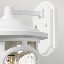 Best Elstead Wandleuchte außen IP44 Vintage Weiß E27 Garten Haus