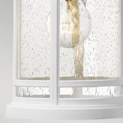 Best Elstead Wandleuchte außen IP44 Vintage Weiß E27 Garten Haus