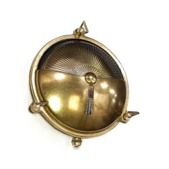 Best Lido Wandleuchte Außen KARPAHTOS aus Messing rund 21cm