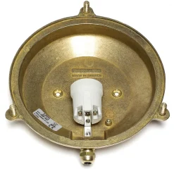 Best Lido Wandleuchte Außen KARPAHTOS aus Messing rund 21cm