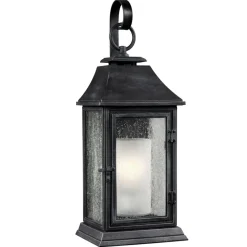 Elstead Wandleuchte Außen Laterne Vintage IP44 E27 65 cm hoch* Außenwandleuchten|Gartenlaternen