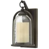 Best Elstead Wandleuchte Außen Laterne in Bronze IP44 Vintage
