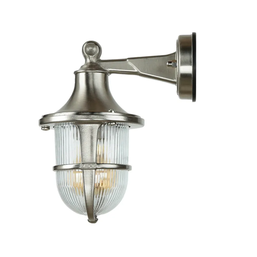 Lido Wandleuchte Außen Maritim IP64 Haustür Echt-Messing* Metall Lampen|Messinglampen