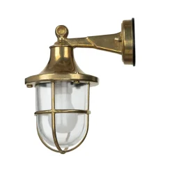 Sale Lido Wandleuchte Außen Messing Haustür Maritim IP64