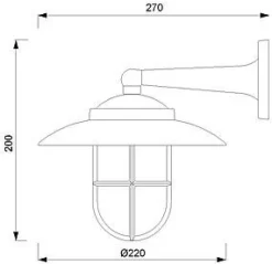 Outlet Laura Suardi Wandleuchte Außen Messing IP43 Maritim ROSARIO