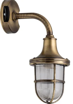 Clearance Lido Wandleuchte Außen Messing Hof Balkon Maritim IP64