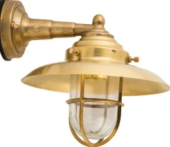 Online Lido Wandleuchte Außen Messing Maritim IP43 Haus Hof