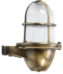 Lido Wandleuchte Außen Messing Maritim IP64 Hof Antik* Außenleuchten Antik|Außenwandleuchten