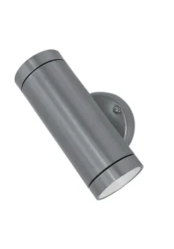 Andromeda Wandleuchte außen Messing massiv Glas GU10 IP44 Up Down* Außenwandleuchten|Messinglampen