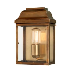 Elstead Wandleuchte Außen Messing Glas IP44 Vintage Haus* Außenwandleuchten|Vintage Lampen