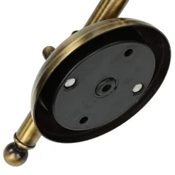 Lido Wandleuchte Außen Messing Glas Maritim Balkon Hof* Außenwandleuchten|Rustikale Lampen