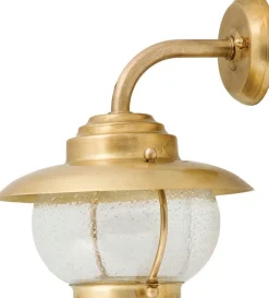 Best Lido Wandleuchte Außen Messing Glas H:29cm Hof Haus