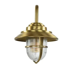 Clearance Lido Wandleuchte Außen Messing Maritim IP64 Terrasse Hof