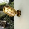 Online Lido Wandleuchte Außen Messing Maritim IP64 Haus Terrasse