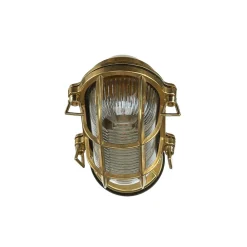 Online Lido Wandleuchte Außen Messing Maritim IP64 Haus Terrasse