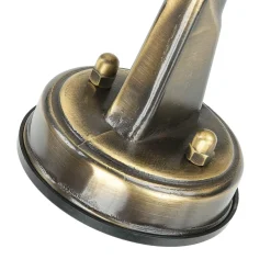 Lido Wandleuchte außen Messing massiv Glas IP64 E27 SANTORIN* Außenwandleuchten|Rustikale Lampen