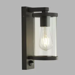 Searchlight Wandleuchte außen mit Bewegungsmelder IP44 E27 Modern