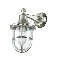 Online Lido Wandleuchte Außen Nickel Echt-Messing IP64 Hof