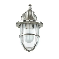 Online Lido Wandleuchte Außen Nickel Echt-Messing IP64 Hof