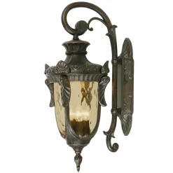 Best Elstead Wandleuchte außen Rustikal IP44 Hof Haus E14 groß