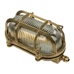 Lido Wandleuchte Außen SKIATHOS Echt Messing Maritim