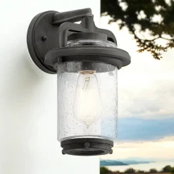 Elstead Wandleuchte außen Vintage 29,2 cm hoch IP44 E27* Metall Lampen|Vintage Lampen