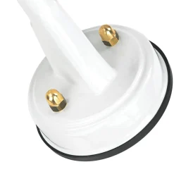 Lido Wandleuchte außen Weiß IP64 E27 Glas Messing massiv* Rustikale Lampen|Metall Lampen