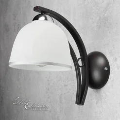 New Luminex Wandleuchte AVIA in Schwarz