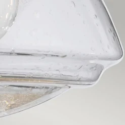 Discount Elstead Wandleuchte Bad H: 22,1 cm IP44 E27 Chrom aus Metall Regenglas