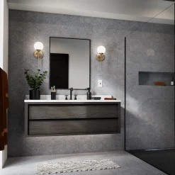 Elstead Wandleuchte Bad Kugelschirm H: 34,8 cm mit LED G9 3000K* Wandleuchten|Metall Lampen