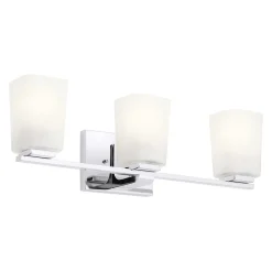 Elstead Wandleuchte Bad LED G9 IP44 3000 K Glas Metall B: 58,4 cm* Wandleuchten|Badezimmer Lampe