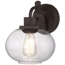 Online Elstead Wandleuchte Bad Metall Glas B:20cm Bad Lampe FELI