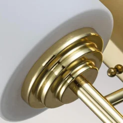 Hot Elstead Wandleuchte Badezimmer LED G9 IP44 H: 21,6 cm Messing Weiß