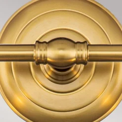 Elstead Wandleuchte Badezimmer LED G9 IP44 B: 33 cm in Messing* Wandleuchten|Badezimmer Lampe