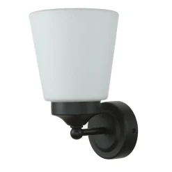 Nowodvorski Wandleuchte Badezimmer Weiß Schwarz Metall IP44* Glaslampen|Feuchtraumleuchten