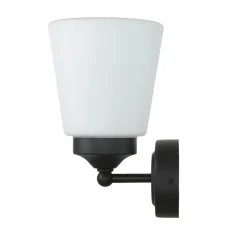 Nowodvorski Wandleuchte Badezimmer Weiß Schwarz Metall IP44* Glaslampen|Feuchtraumleuchten