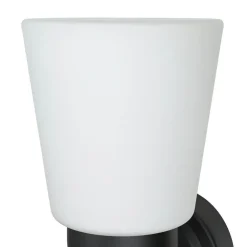 Nowodvorski Wandleuchte Badezimmer Weiß Schwarz Metall IP44* Glaslampen|Feuchtraumleuchten